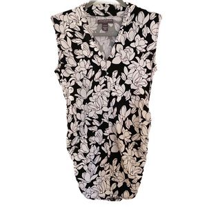 A Pea in the Pod Black and White Maternity Shirt M